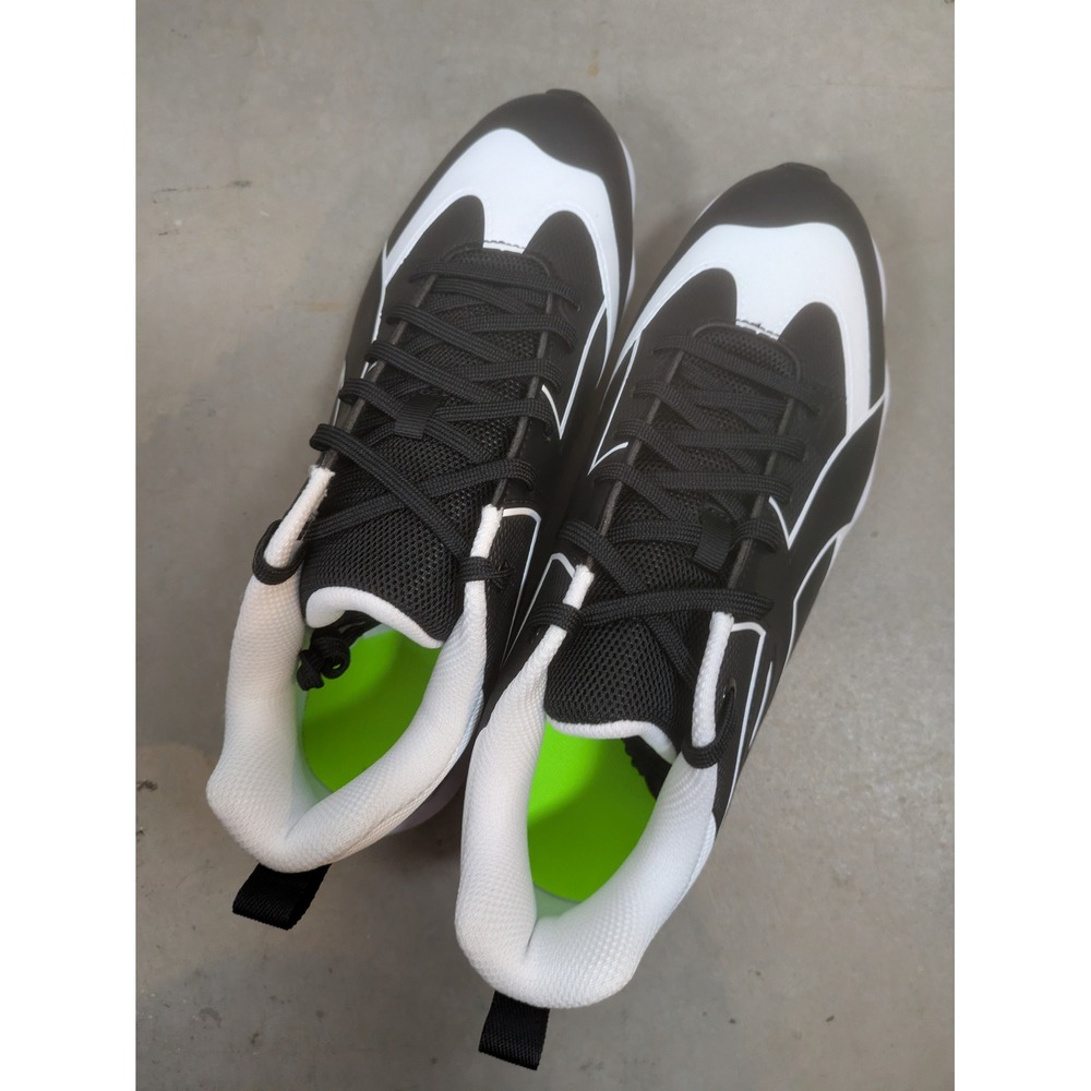 NEW Under Armour Leadoff Icon Low RM Men's 8 Black White Baseball Cleats - Picture 6 of 10